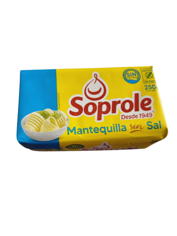 MANTEQUILLA SOPROLE S/ SAL 250 GR