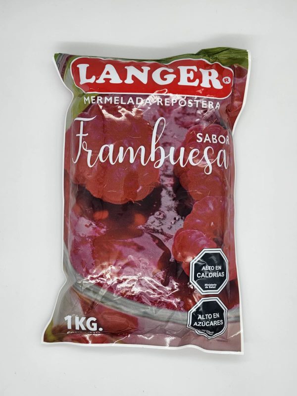 MERMELADA LANGER FRAMBUESA 1 KG