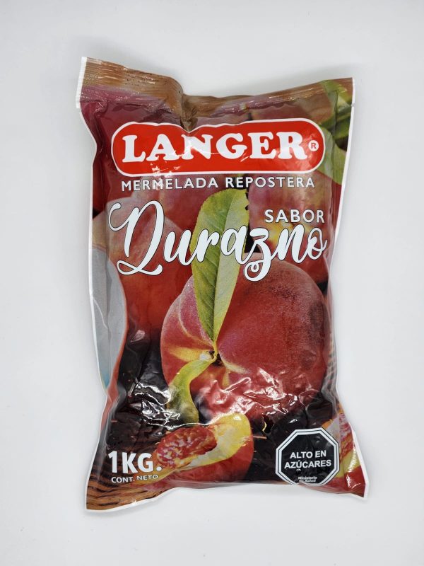 MERMELADA DURAZNO LANGER 1KG