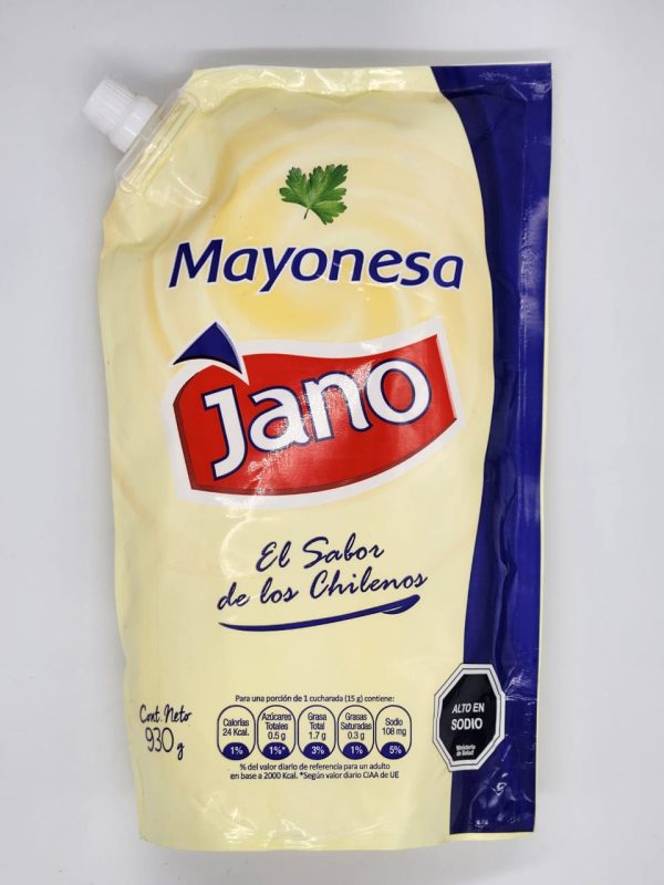 MAYONESA JANO BCA 930 GR DP